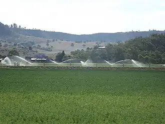 Irrigated crops, 2014