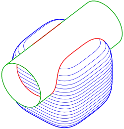 Intersection of '"`UNIQ--postMath-0000001B-QINU`"' with cylinder: one part
