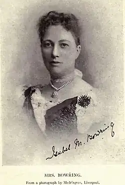 Lord Mayor William Benjamin Bowring`s wife Isabel M Bowring