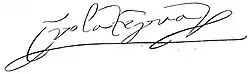 Isabella of Portugal's signature