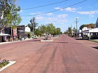 Main street of Isisford