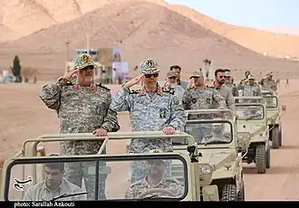 The operational organizational uniform of IRGC