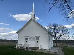 Island City Christian Church in northwestern Jackson Township