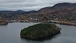Island Pond, VT, from the southeast