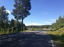 View from the road Saukkolahdentie