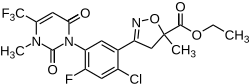 Skeletal formula of isoxafenacil