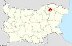 Isperih Municipality within Bulgaria and Razgrad Province.