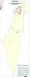 Geographical distribution of the Arabic-speaking Christian population of Israel by statistical area.[199]