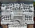 The emperor and his court (south face).