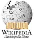 100,000 articles on the Italian Wikipedia (2005)