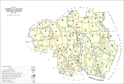 Map of Itarhi in Itarhi block