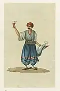 Itinerant sherbet seller.
