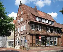 Half-timbered house in the city centre