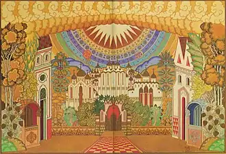Ivan Bilibin, Tale of the Lost City of Kitezh and the Maiden Fevronia