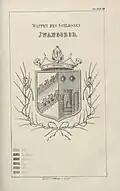 Ivangorod coat of arms (17th century) from the book “History of the city of Narva”
