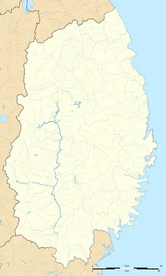 Samuraihama Station is located in Iwate Prefecture