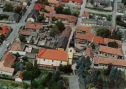 Aerial photograph of Izsák