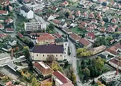 Aerial view of Jászárokszállás