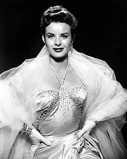 Jean Peters; leading actress of the 1940s and 1950s.