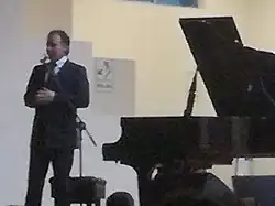 Presentation of the pianist Juan José Chuquisengo at the inauguration of the celebrations of the Faculty of Sciences and Engineering for the 100th anniversary of the PUCP.