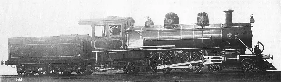 Baldwin works picture of the JNR 6600-6623 Class