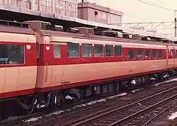 481 series restaurant car SaShi 481-52 in 1985