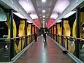 Interior of the new skybridge, 2022