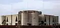 Jatiyo Sangsad Bhaban, the house of the Parliament of Bangladesh.