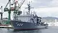JS Chiyoda at Kobe on 11 November 2017.