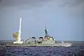 JS Chōkai launches missle as part of RIMPAC 2016