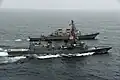 Samidare conducts training with USS&nbsp;Gonzalez, 28 June 2022.