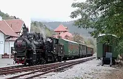 Mokra Gora railway station in September 2003.