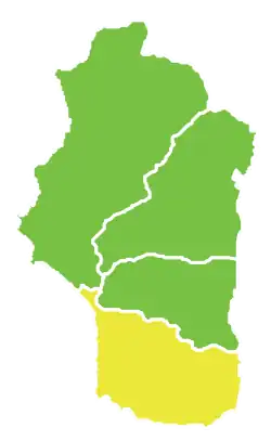 Map of Jableh District within Latakia Governorate