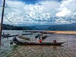 Jadukata river at Dowarabazar