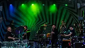 Jaga Jazzist at Terrassejazz 2021 in Evje, Norway