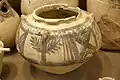 Painted ceramic vessel from the Jemdet Nasr period, found at Khafajah. Museum of the Oriental Institute, Chicago.
