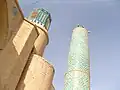 A restored minaret in 2010