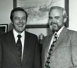 James George with Bill Brock