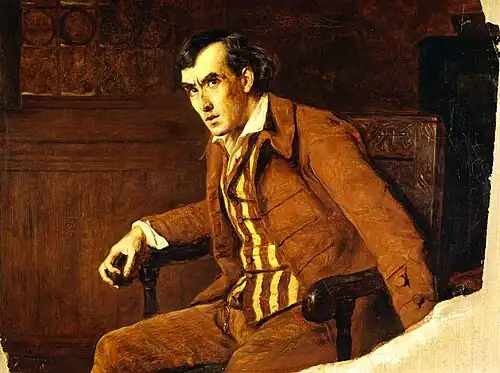 Sir Henry Irving as Matthias in The Bells by James Archer