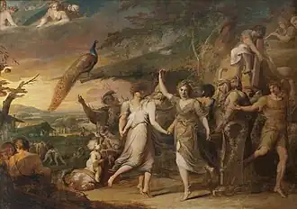 Painting 2: A Grecian Harvest Home, or Thanksgiving to the Rural Deities, Ceres, Bacchus