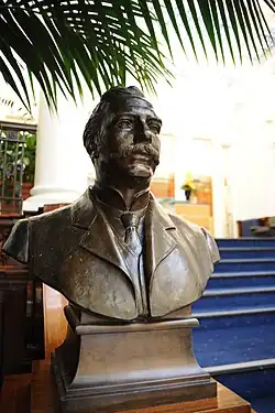 Bust of James Darcy Lever in Lady Lever Art Gallery/ Image shown courtesy Brian A Browne