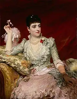 Madame Adeline Patti, 1886 (National Portrait Gallery) On display at The Beaney House of Art & Knowledge, Canterbury