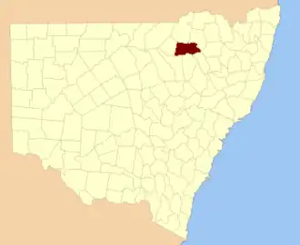 Location in New South Wales