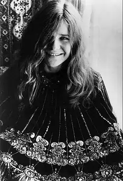 Publicity photo of Janis Joplin.