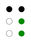 ⠹