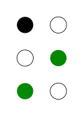 ⠕