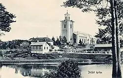 Järvsö Church around 1910.