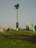 Monument from the west