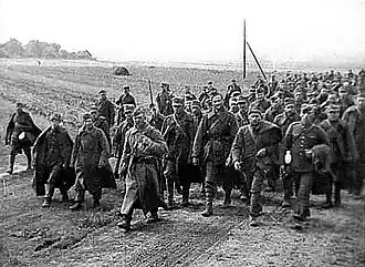 A large group of Polish Prisoners of War