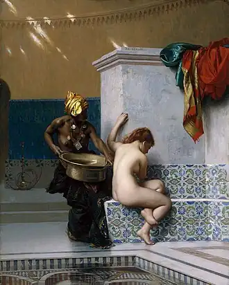 Moorish Bath, by Jean-Léon Gérôme, 1870